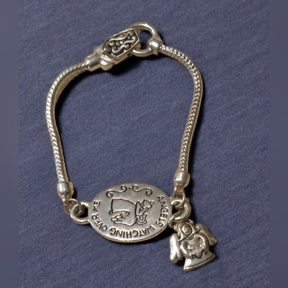 Silver Angel Charm Bracelet - Picture 3 of 6